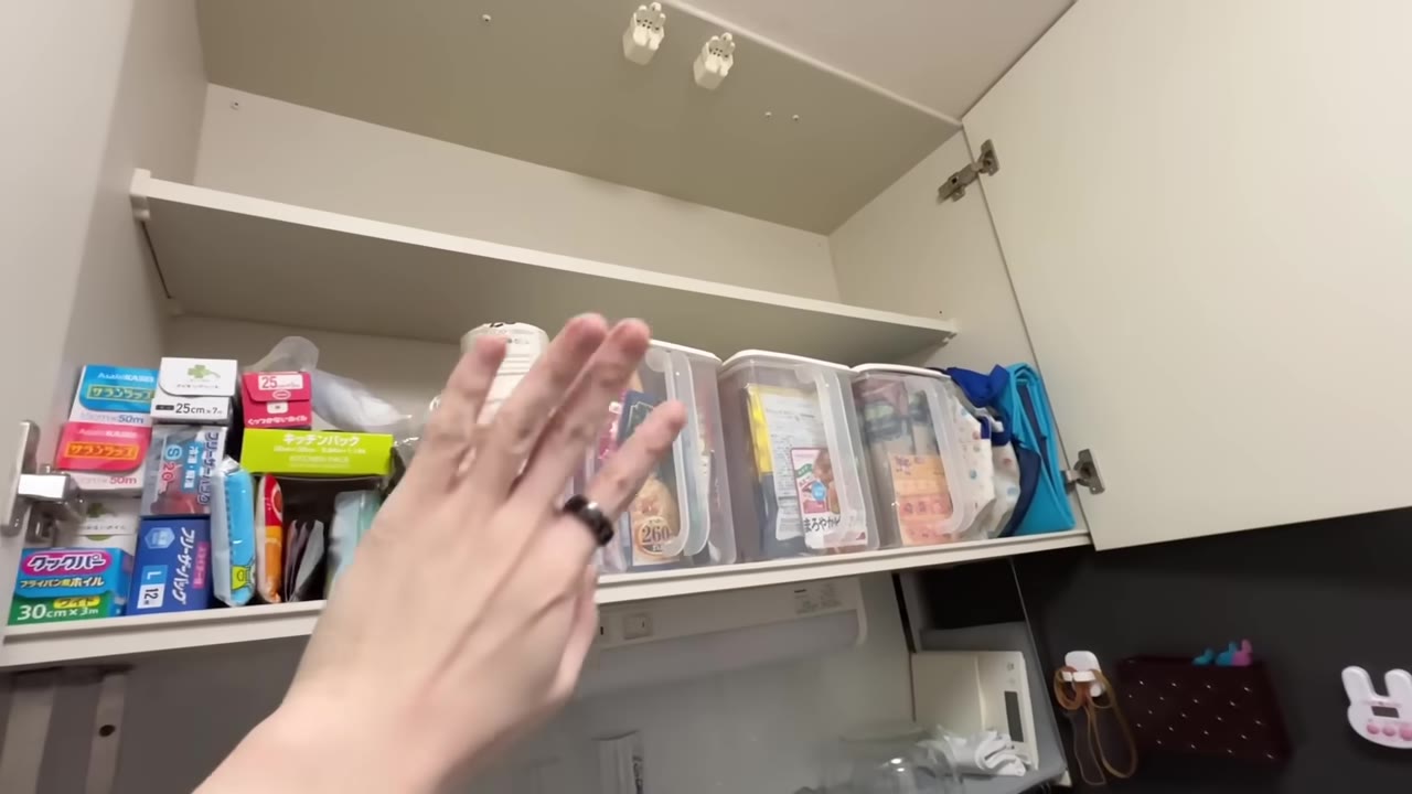 After：上段がほぼ空になったキッチン