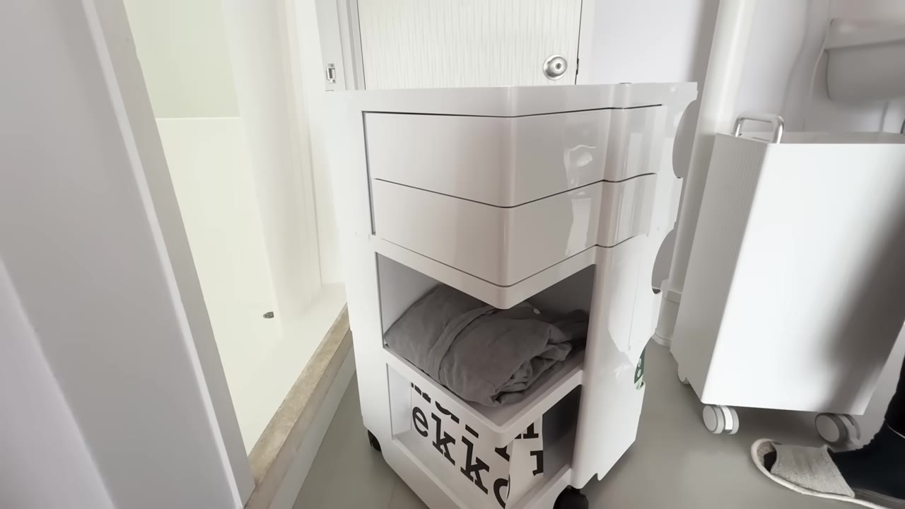 収納ワゴン。洗濯・洗面・お風呂へ移動させて使う