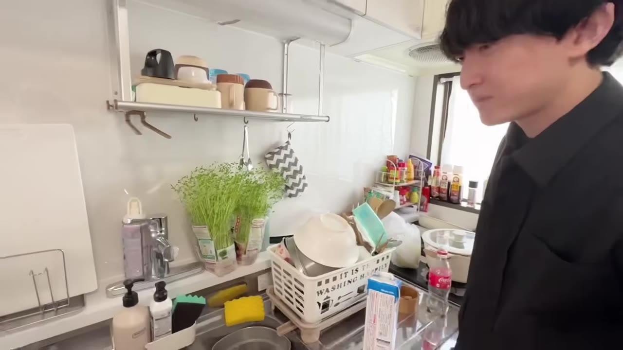 豆苗だけは毎日水をあげて育てている