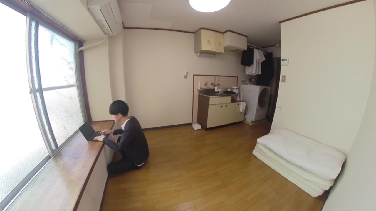 前に住んでいた4畳半の部屋